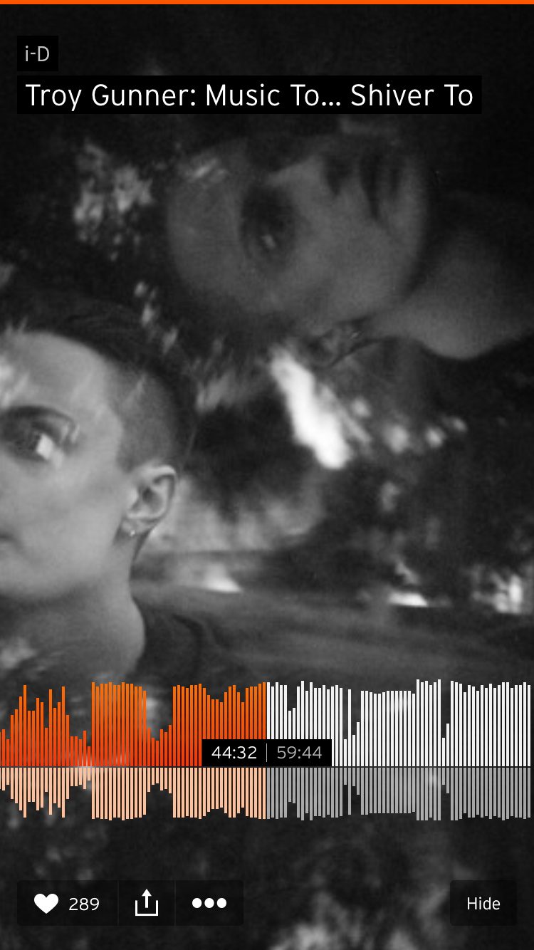 SoundCloud Player on iPhone