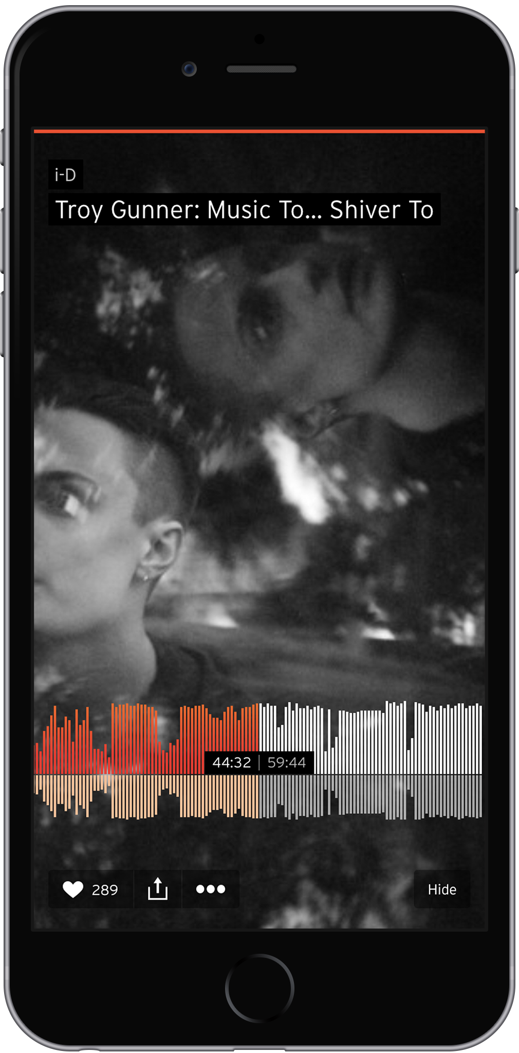 SoundCloud Player on iPhone